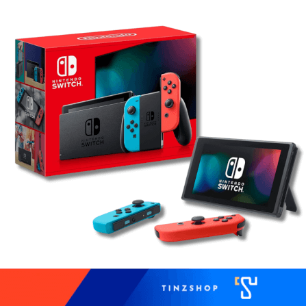 เครื่องเกม Nintendo Switch กล่องแดง สีนีออน_2